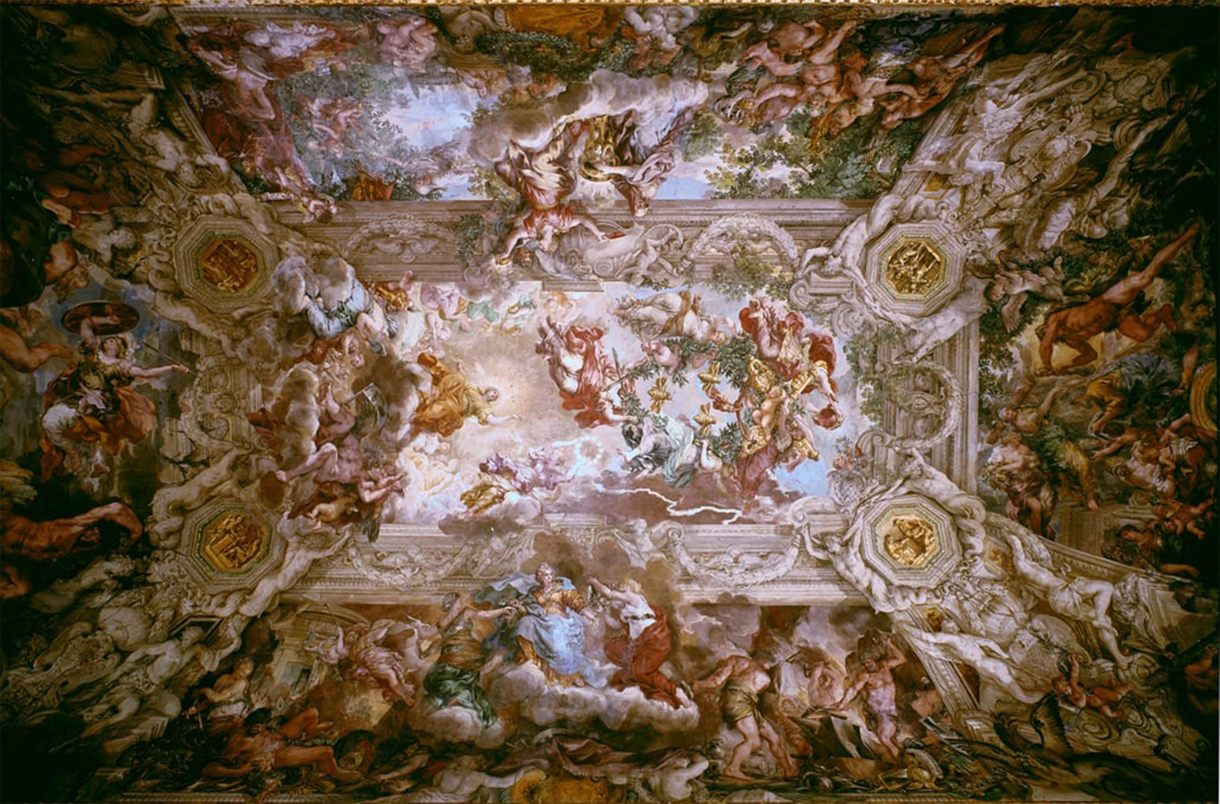 POSTERIIk Famous Animal Posters Vintage Picture the of Divine Providence Allegory of Providence by Pietro Da Cortona Modern Wall Decor for Home Decor 60x90cm