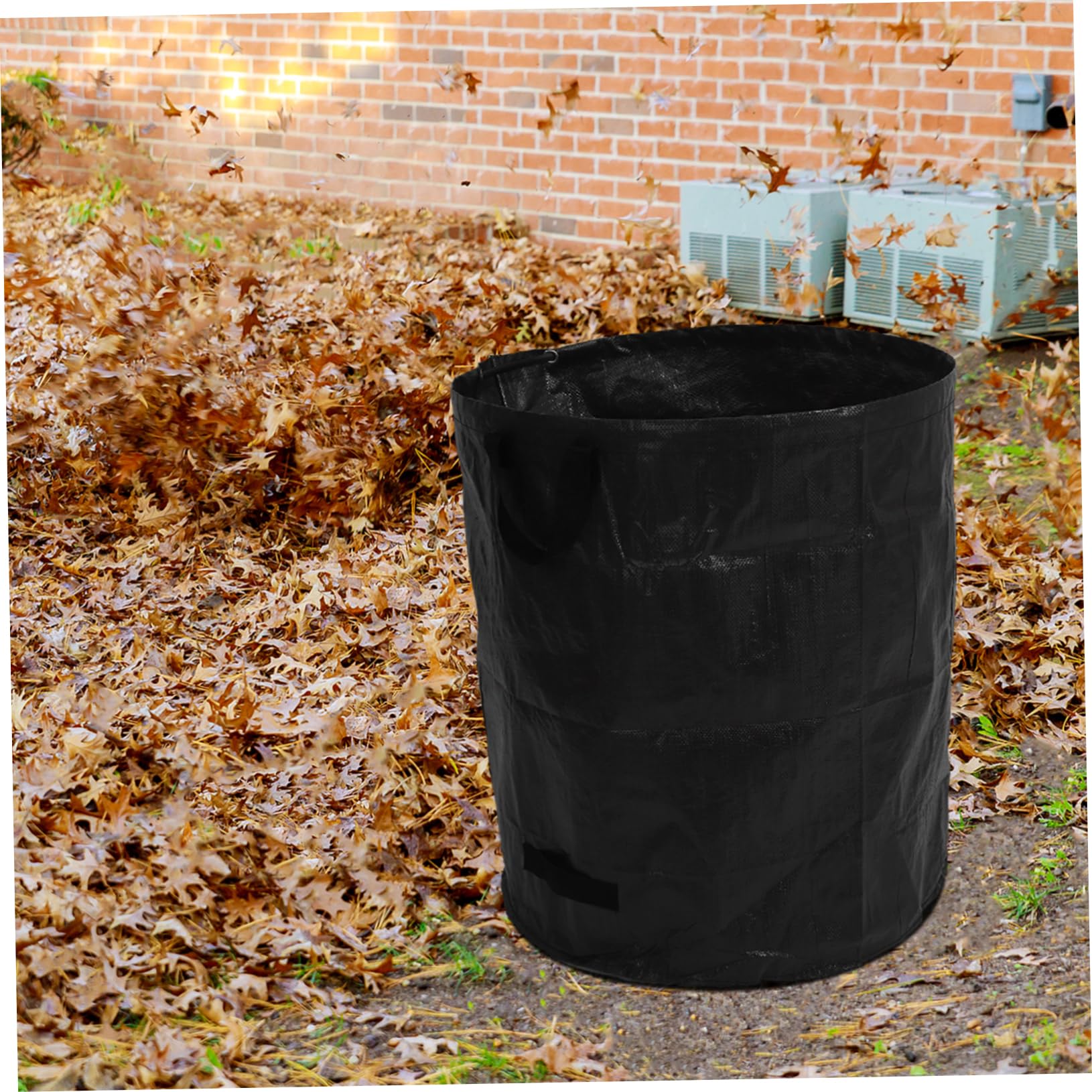 ibasenice 2pezzi Sacco per Foglie Cadute Sacco per Raccolta delle Foglie Pieghevole per Rifiuti da Giardino Grande Capacità Robusto e Riutilizzabile