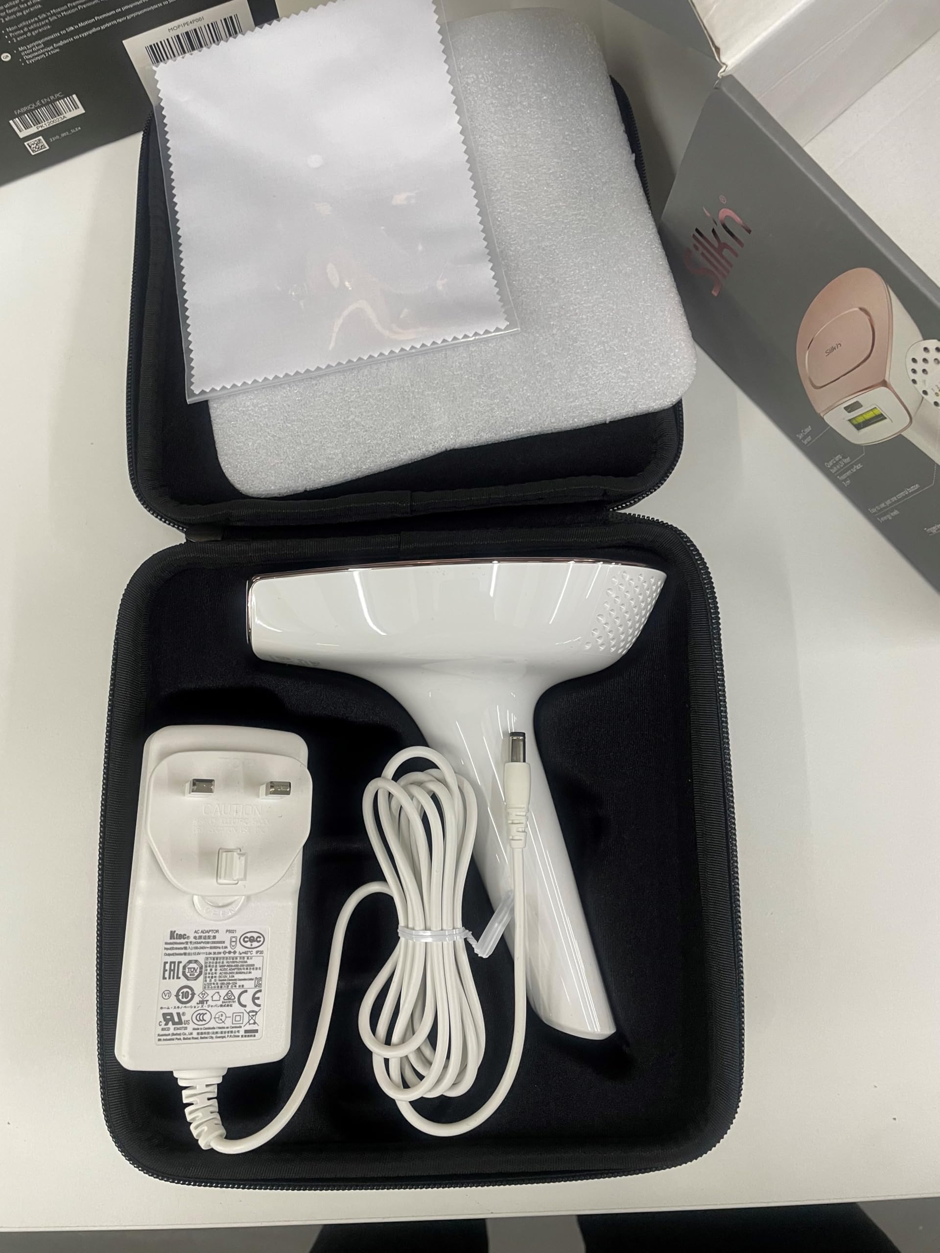 Silk'n Depiladora Luz Pulsada I Motion Premium | Dispositivo de Depilación HPL para Cara y Cuerpo | Adecuado para Pieles Claras y Oscuras I Oro Rosa