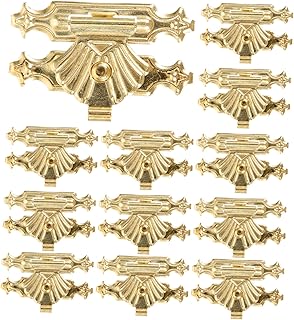 Uonlytech 20 Pcs Buckle Lock Boxes Lock Buckle Hasp Latch Buckle Wood Box Latch Mini Gift Box Mini Accessories Mini Locking Carabiner Hasp Buckles Iron Hasps for Gift Box Cabinet Accessory