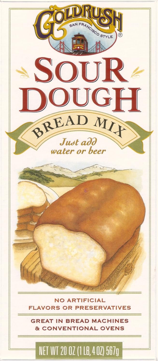 GoldRush Sourdough French Bread Mix, 20Ounce Boxes (Pack of 6) Grocery & Gourmet