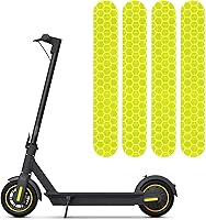Vista 8 de TOMALL Adhesivos reflectantes de noche autoadhesivos, tira de advertencia impermeable compatible con Ninebot Max G30, accesorios de decoración