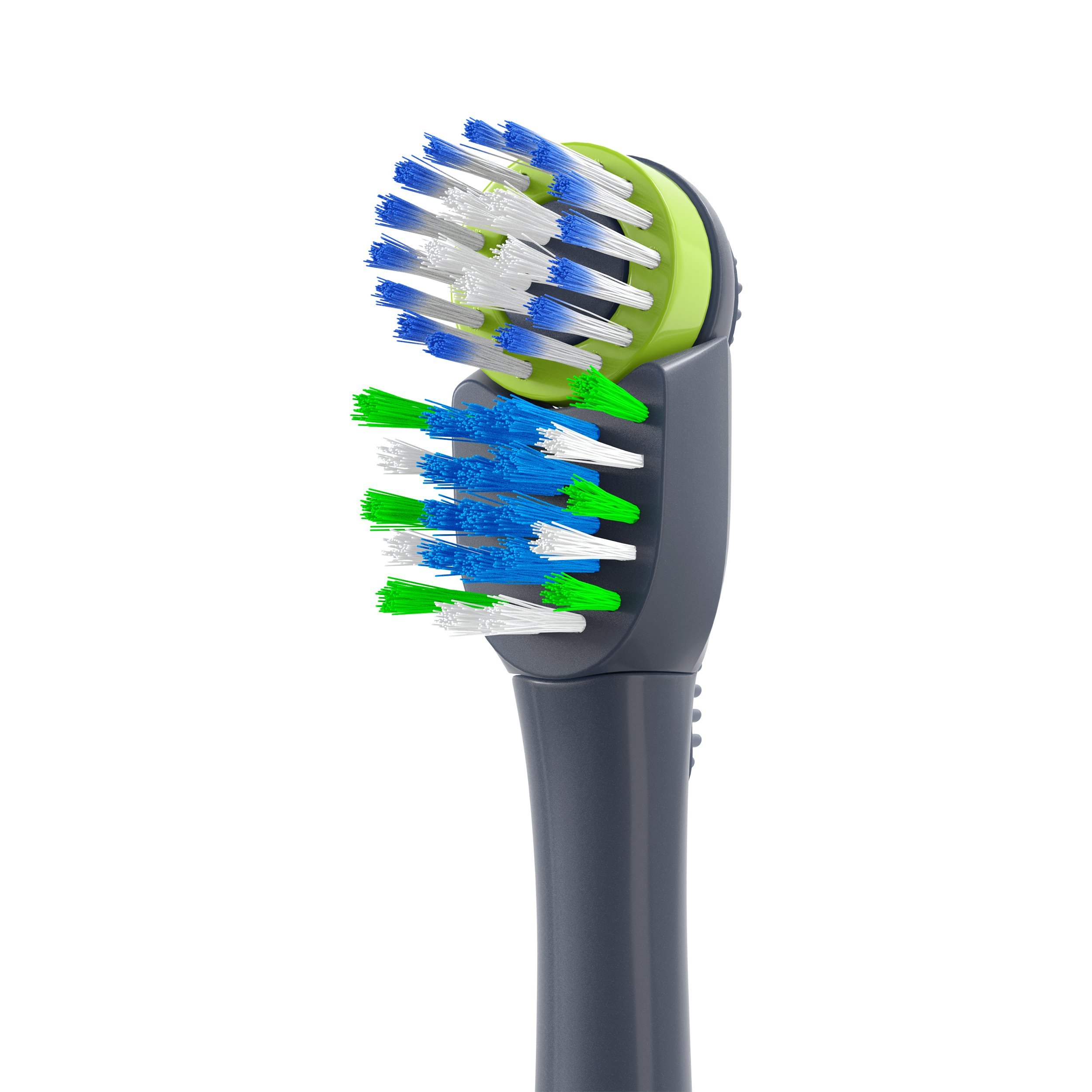 Colgate Total Advanced - Spazzolino da denti con punta a filo, alimentato a batteria, morbido