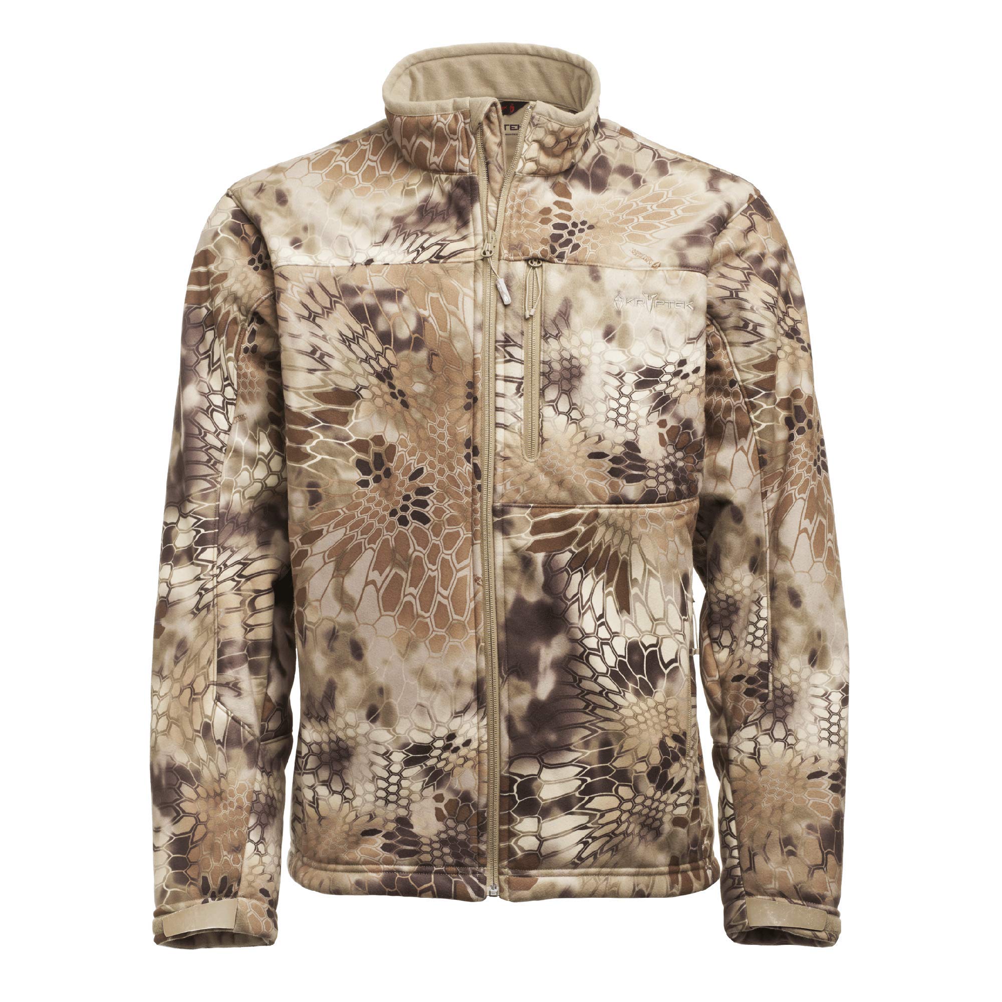 Kryptek Men’s Njord Hunting Jacket, Windproof camo soft shell jacket