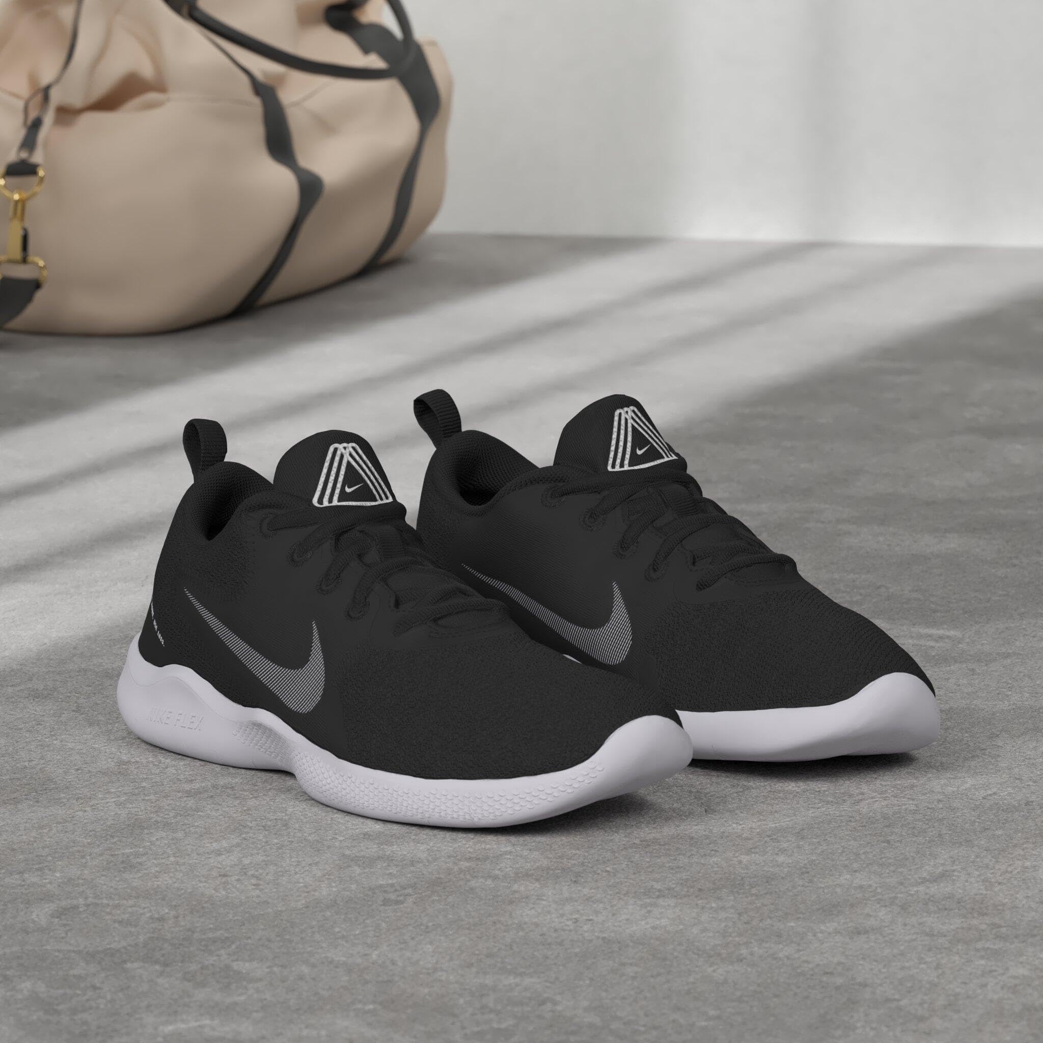 NIKE Men's Flex Experience RN 10 Running Shoe, Black White