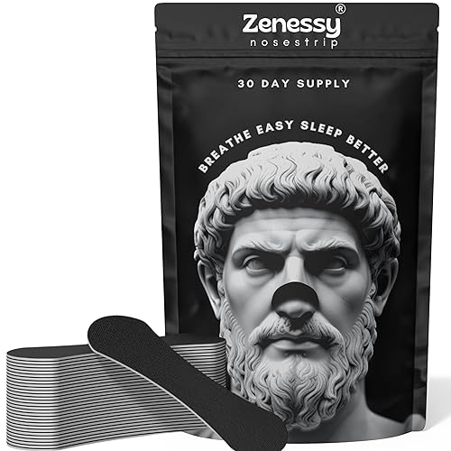 ZENESSY Nasal Strips (30 Count) – Extra Strength Anti-Snoring &