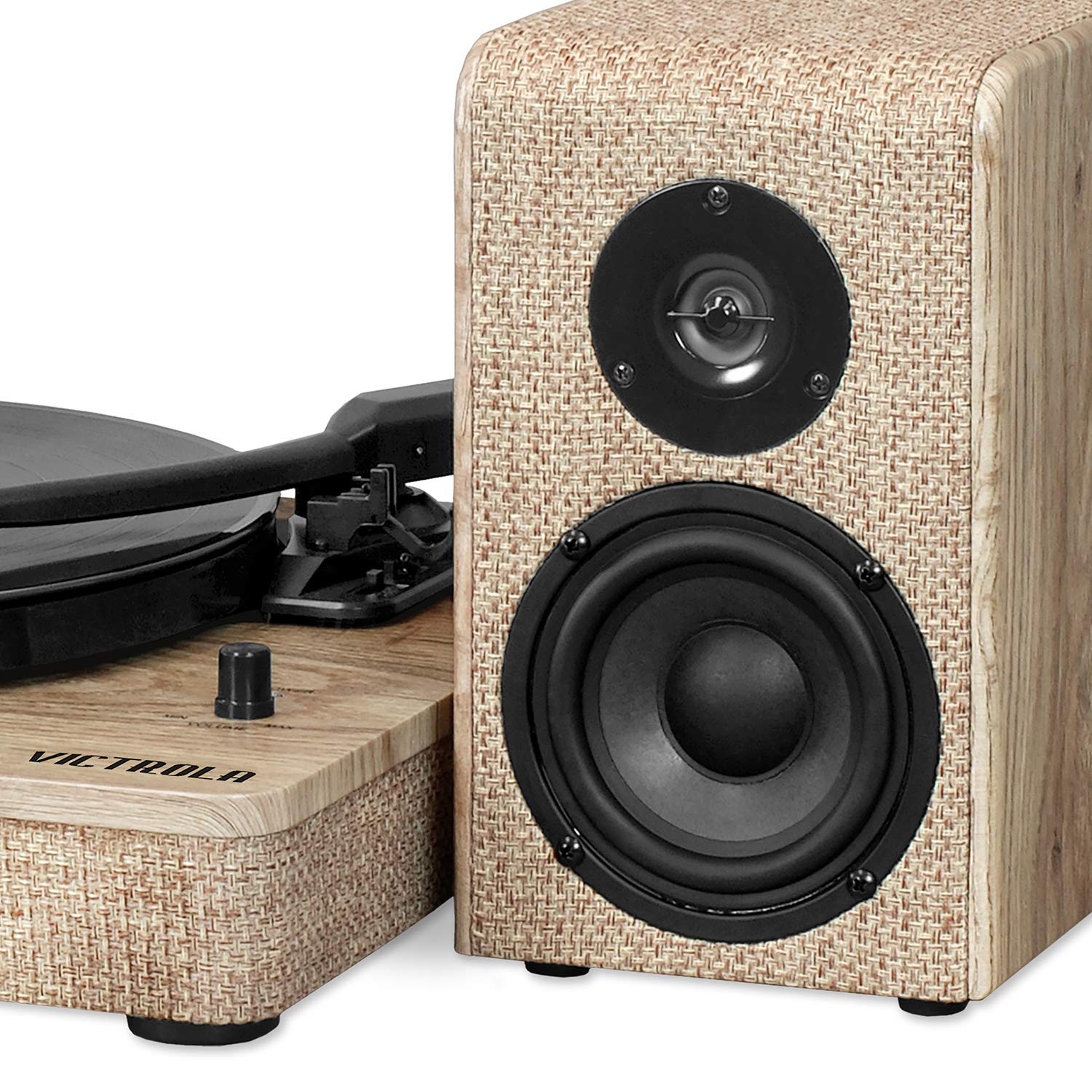 victrola modern design 50 watt record player with bluetooth and 3 speed turntable