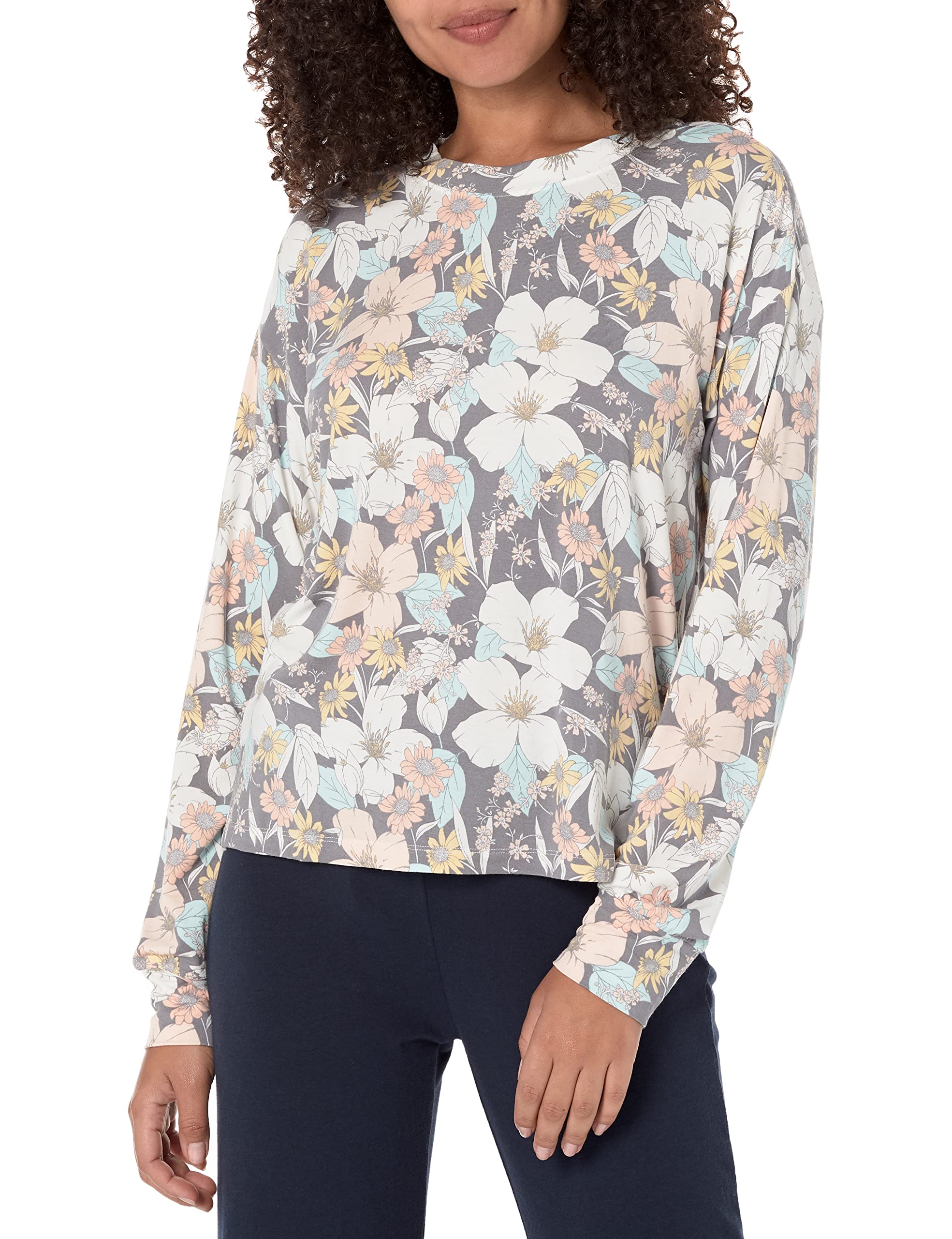 PJ Salvage Damen Loungewear Pastel Dreams Langarm-top Pyjamaoberteil