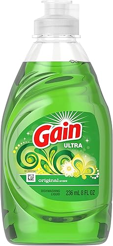 Miniatura 8 de Gain Ultra - Jabón líquido para lavavajillas, aroma original, 38 onzas líquidas