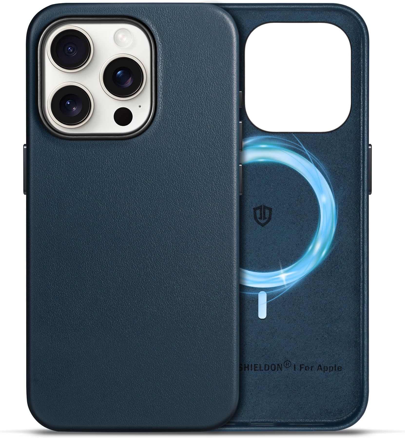 OCASE Beschermhoes voor iPhone 13, schokbestendig, TPU, beschermhoes voor iPhone 13, PU-leer, portemonnee, [RFID-blokkering] [standaard] [Kaartsleuven] Hoesje voor iPhone 13 (6,1 inch) - Bruin