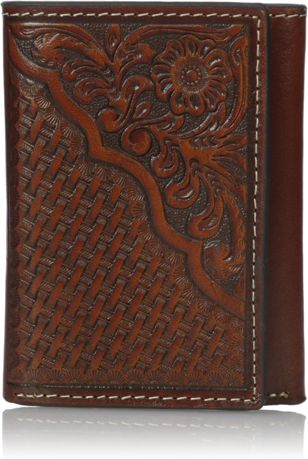 Nocona Men's Pro Trifold Floral Corner