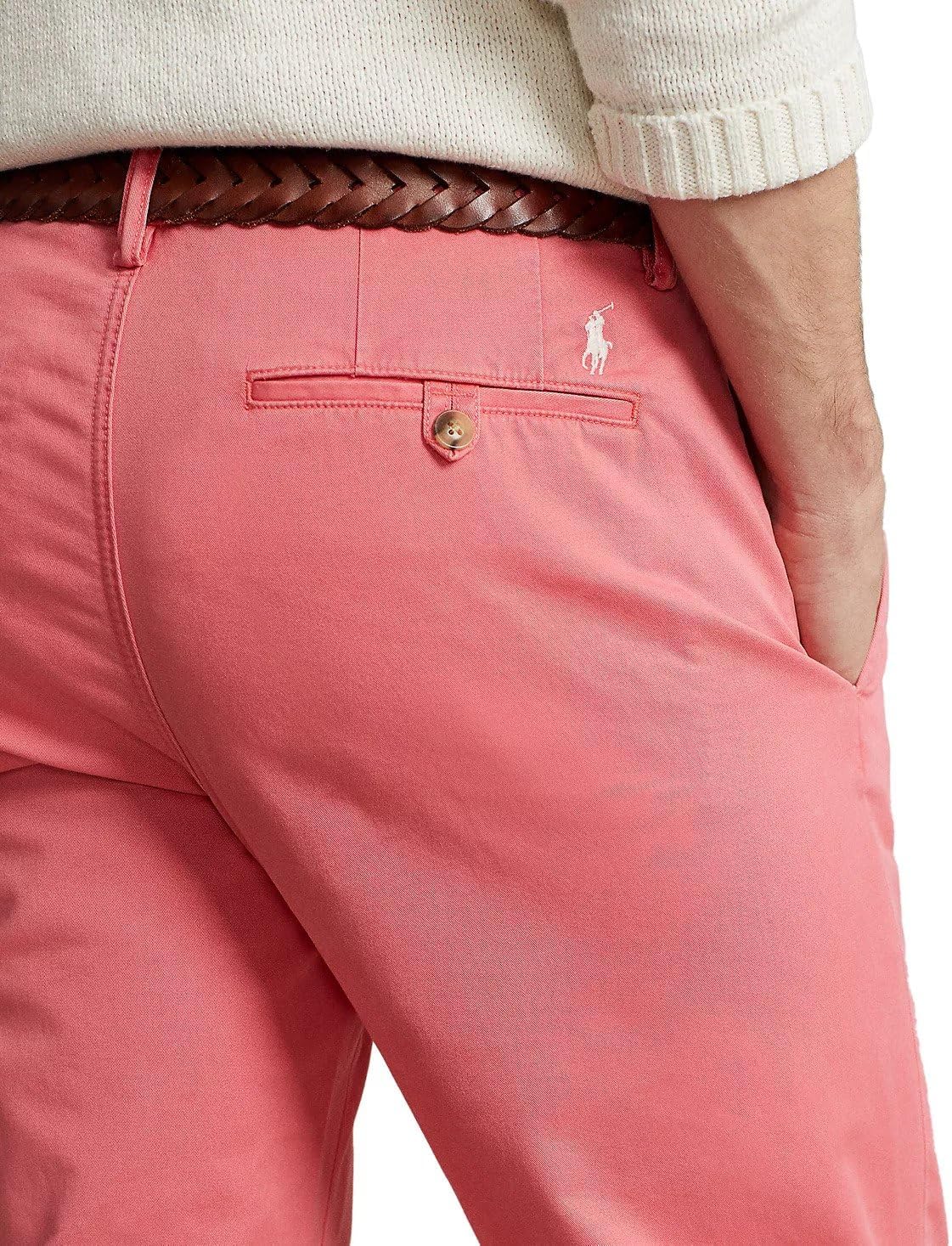 Ralph Lauren Polo Men's Stretch Straight Fit Flat Front Chino Pants - Image 2