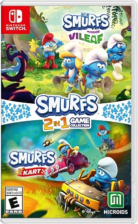 Smurfs 2-in-1 Game Collection The Smurfs Mission Vileaf and Smurfs Kart
