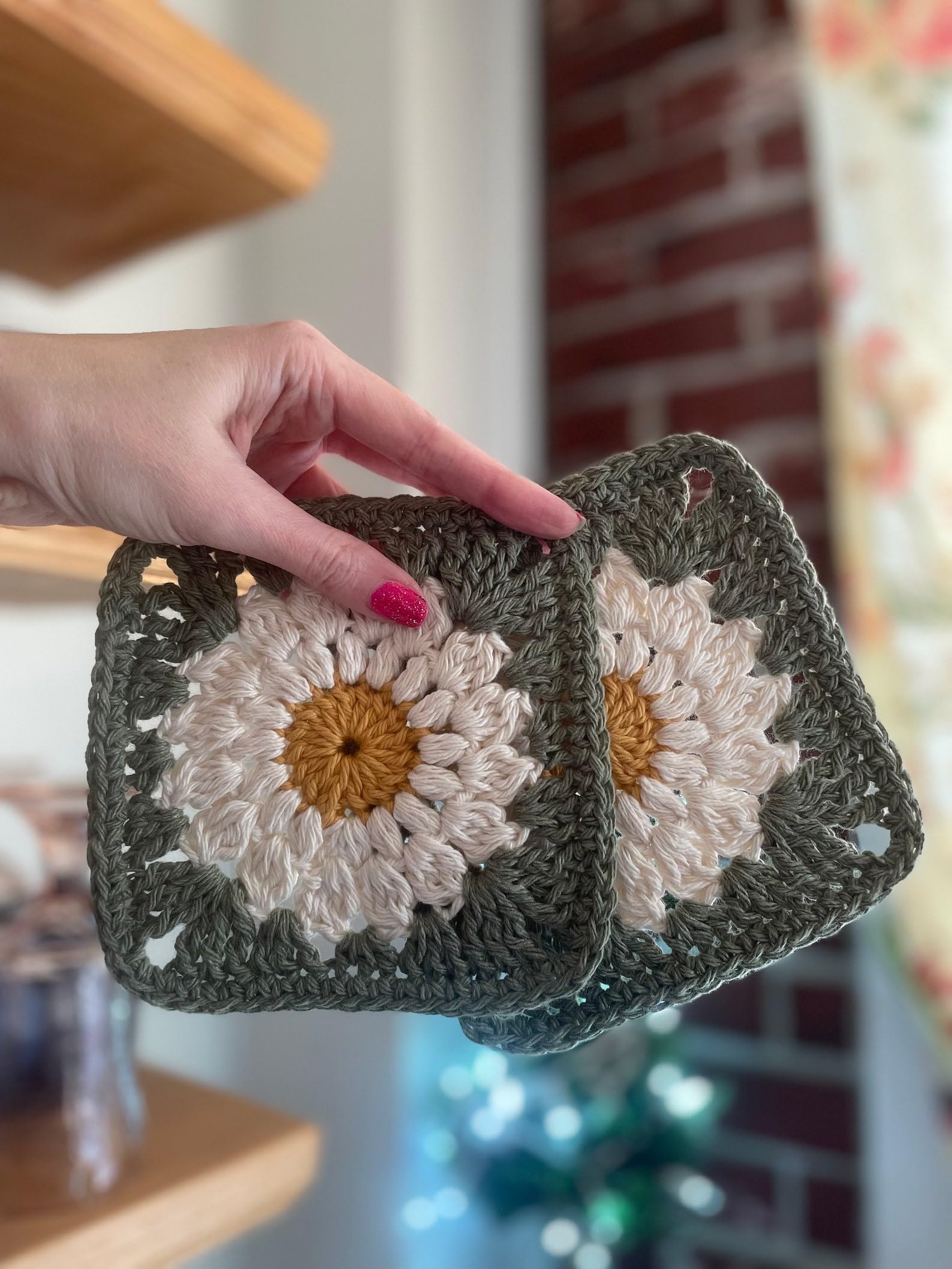M/S Digital Handicraft Handmade Beautiful Crochet Coasters Set of 6, Colour Multicolour Cotton Drink Coaster Kitchen Table Nice-image-38