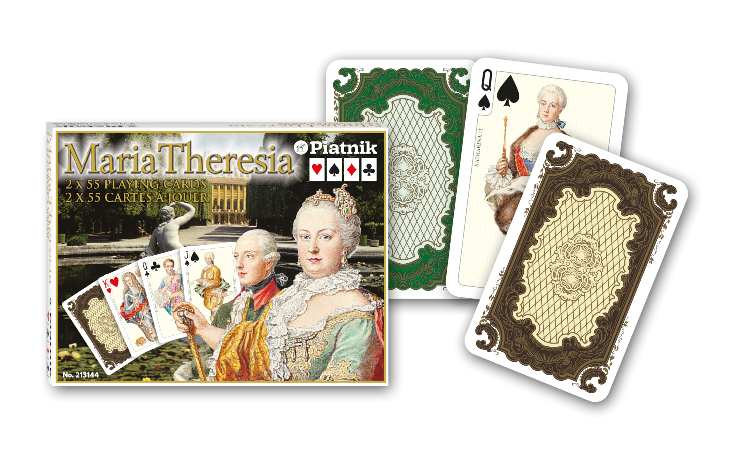 Piatnik 2131 "Maria Theresia Card Game (2 x 55-Piece)