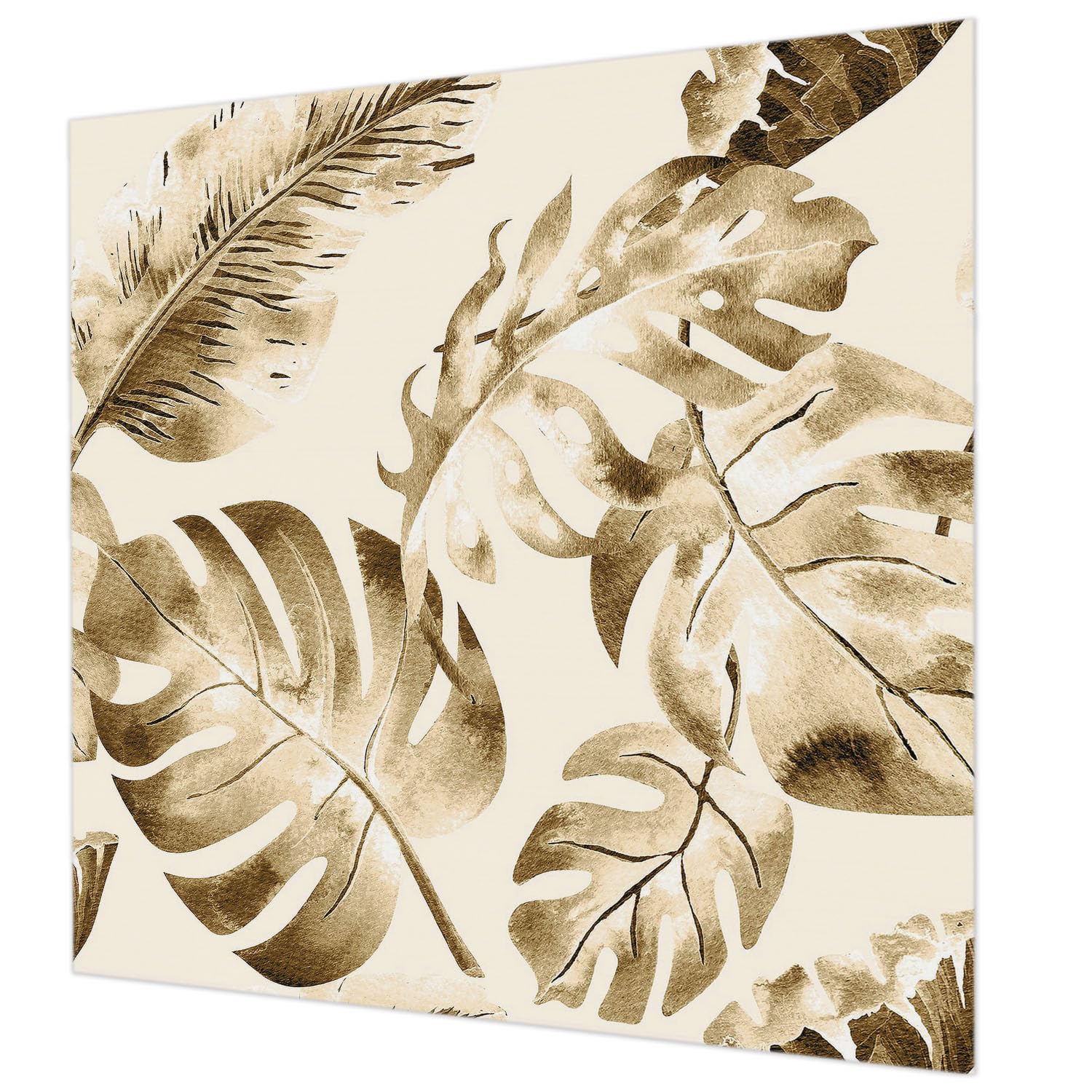 Papier peint intissé haut de gamme déco flore exotique Tulup 250x250 cm impression nette