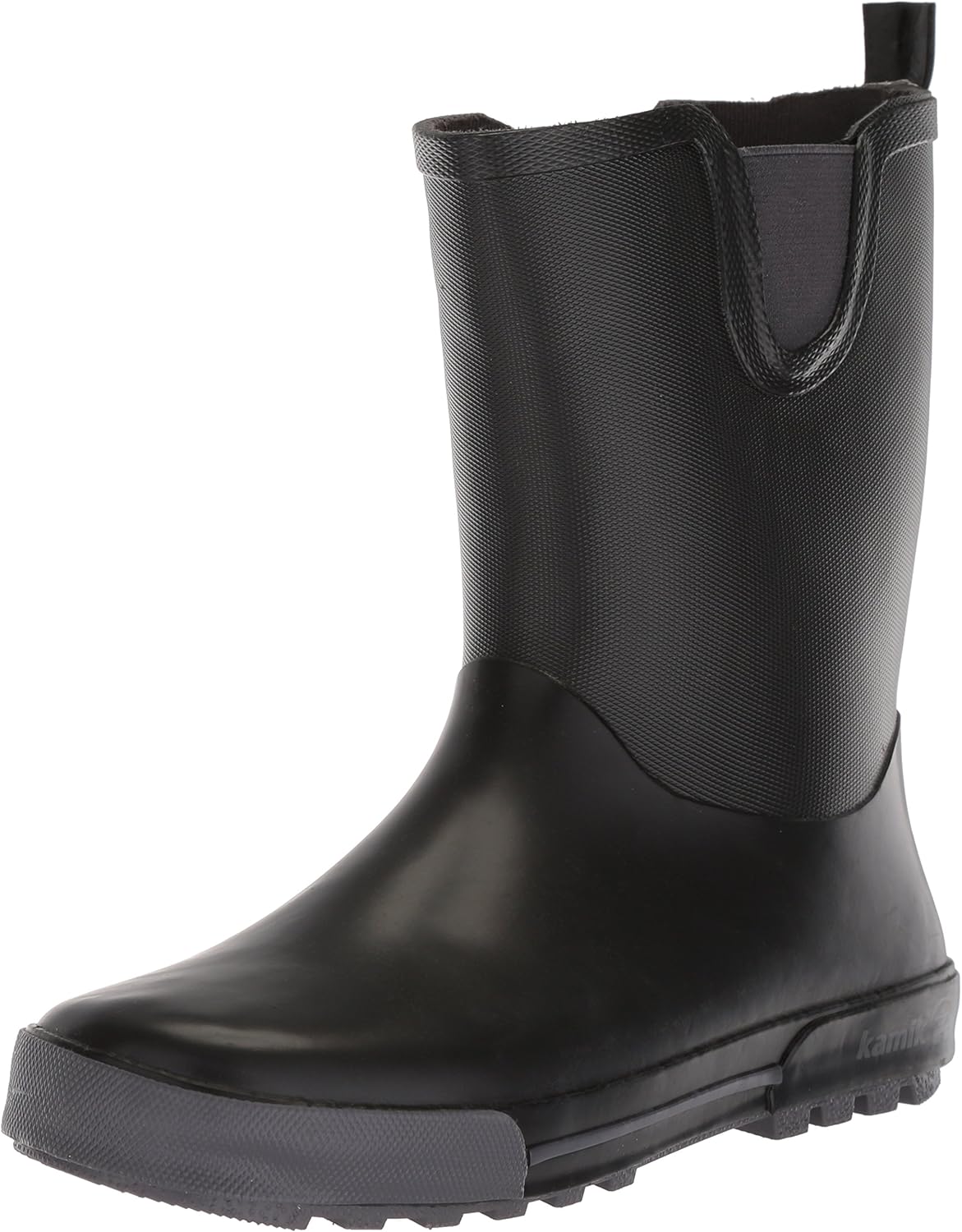 Kamik Unisex-Baby Rainplay, Black/Charcoal, 5 M US Toddler