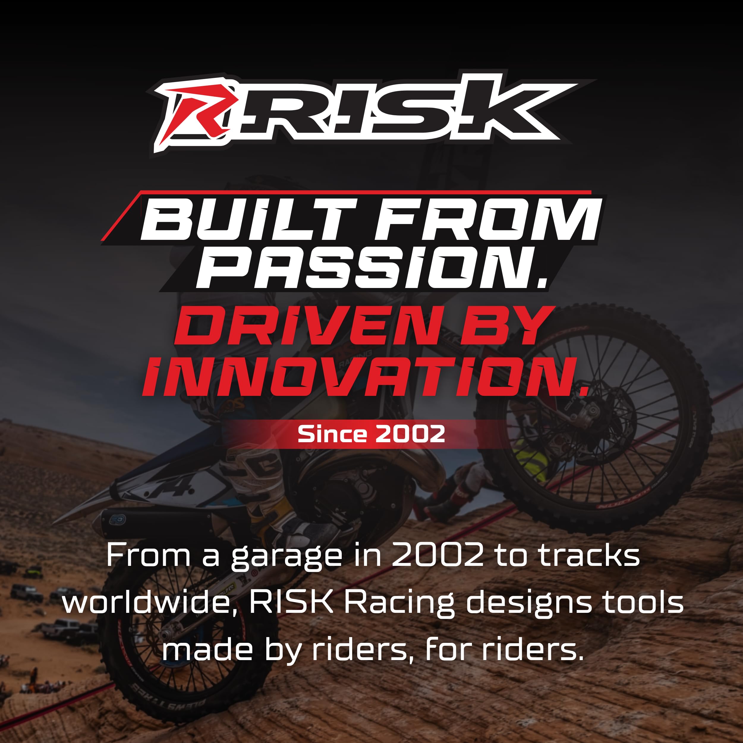 Risk Racing 00174 - Sistema de Transporte de Motocross sin Tirantes, Color Plateado