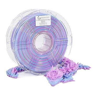 Cookiecad Unicorn (Blue -> Purple -> Pink Rainbow Transition) PLA 3D Printer Filament 1.75mm 1kg