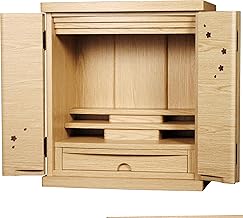 Mini Butsudan 【Sakurato Series】 (Oak, 19号 Wide Type)