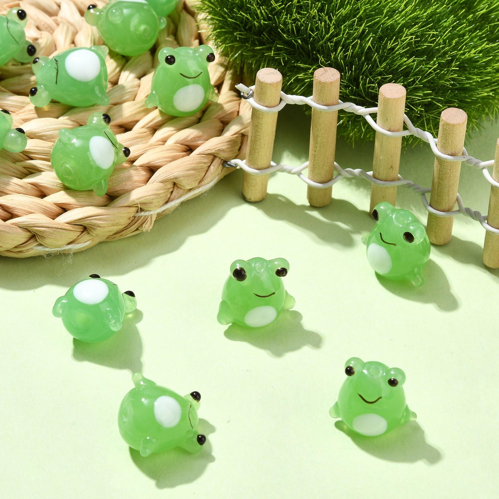 Green Sitting Frog Lampwork Glass Bead For All European Style