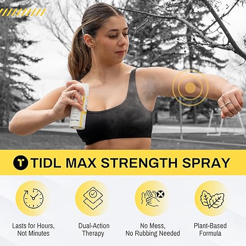 Miniatura 4 de TIDL Spray de Alivio del Dolor por Crioterapia, 3 Oz (Pack de 2) Fuerza Máxima para Alivio Rápido del Dolor Muscular, Articular y de Cuello,