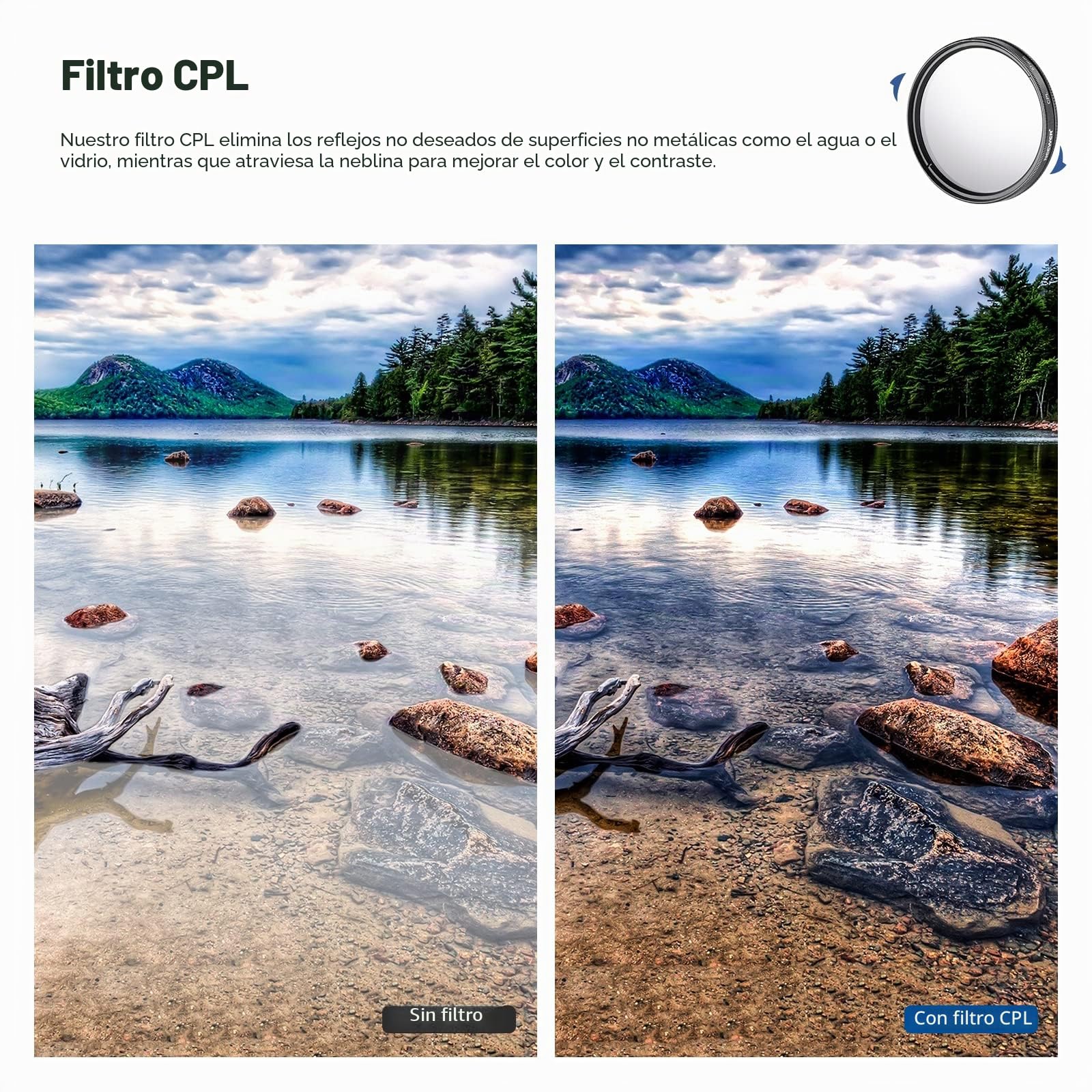 NEEWER 67mm ND/CPL/UV/FLD/Kit de Accesorio de Lente y Filtro con ND2 ND4 ND8, Filtros de Primer Plano (+1/+2/+4/+10), Parasol de Tulipán, Parasol de Goma Plegable, Tapa de Lente, Bolsa de Filtro