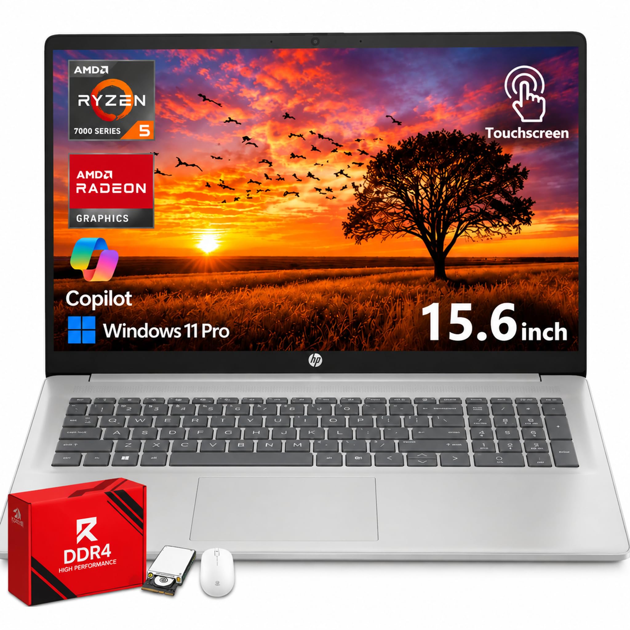 HP 15.6inch FHD Touchscreen Laptop 32GB RAM 1TB SSD for Business & Students