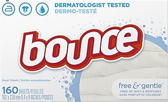 Bounce Free & Sensitive Unscented Dryer Sheets 160 ct