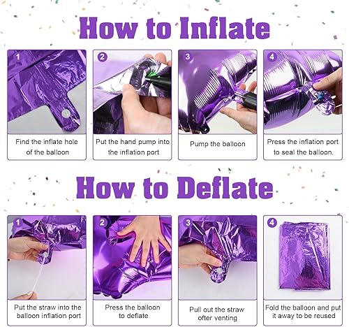 Vista 143 de Globos de 40 pulgadas, globo azul claro número 4, helio autoinflable de aluminio azul bebé para niños de 40 a 15 años, decoraciones de fiesta