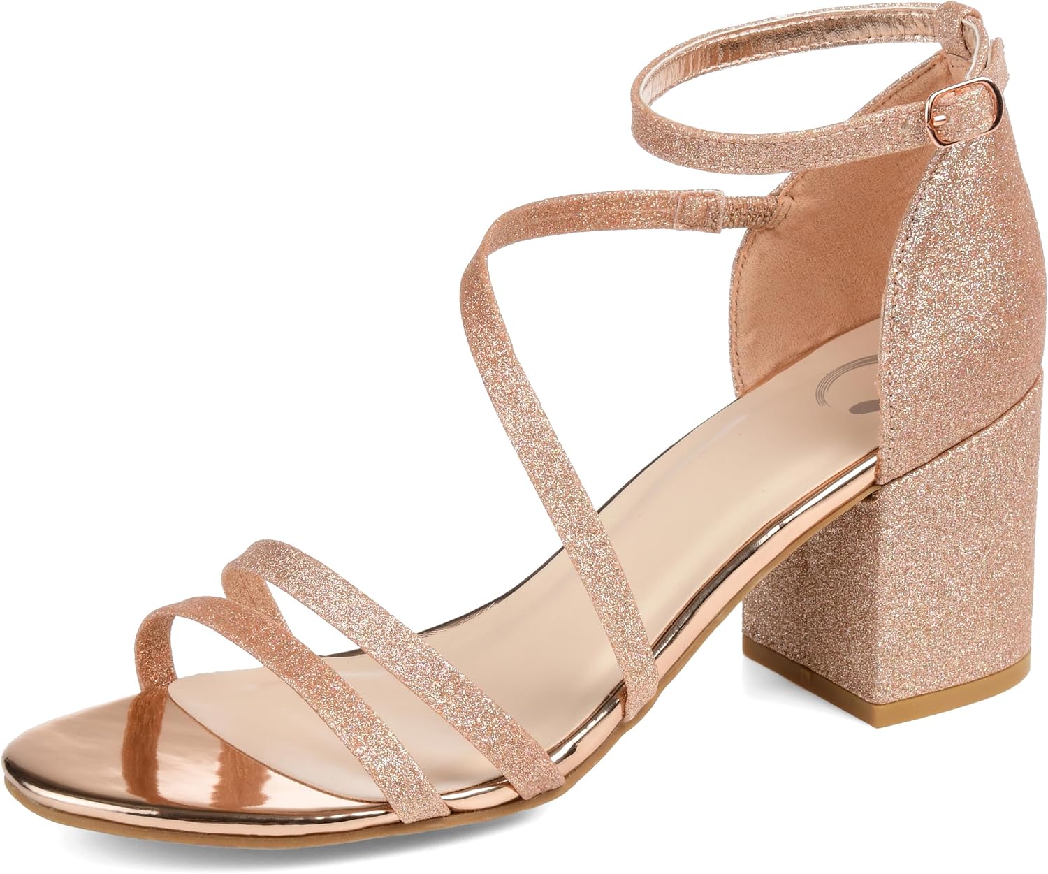 Journee Collection Rose Gold 8.5 Medium Womens US Pumps