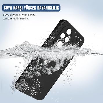 Ehr. Honor 200 Pro ile Uyumlu Lansman Kılıf, İçi Kadife Silikon, Kamera Çıkıntılı Koruyucu, Leke Tutmaz ve Darbe Emici Şık Kapak (Siyah, Honor 200 Pro)