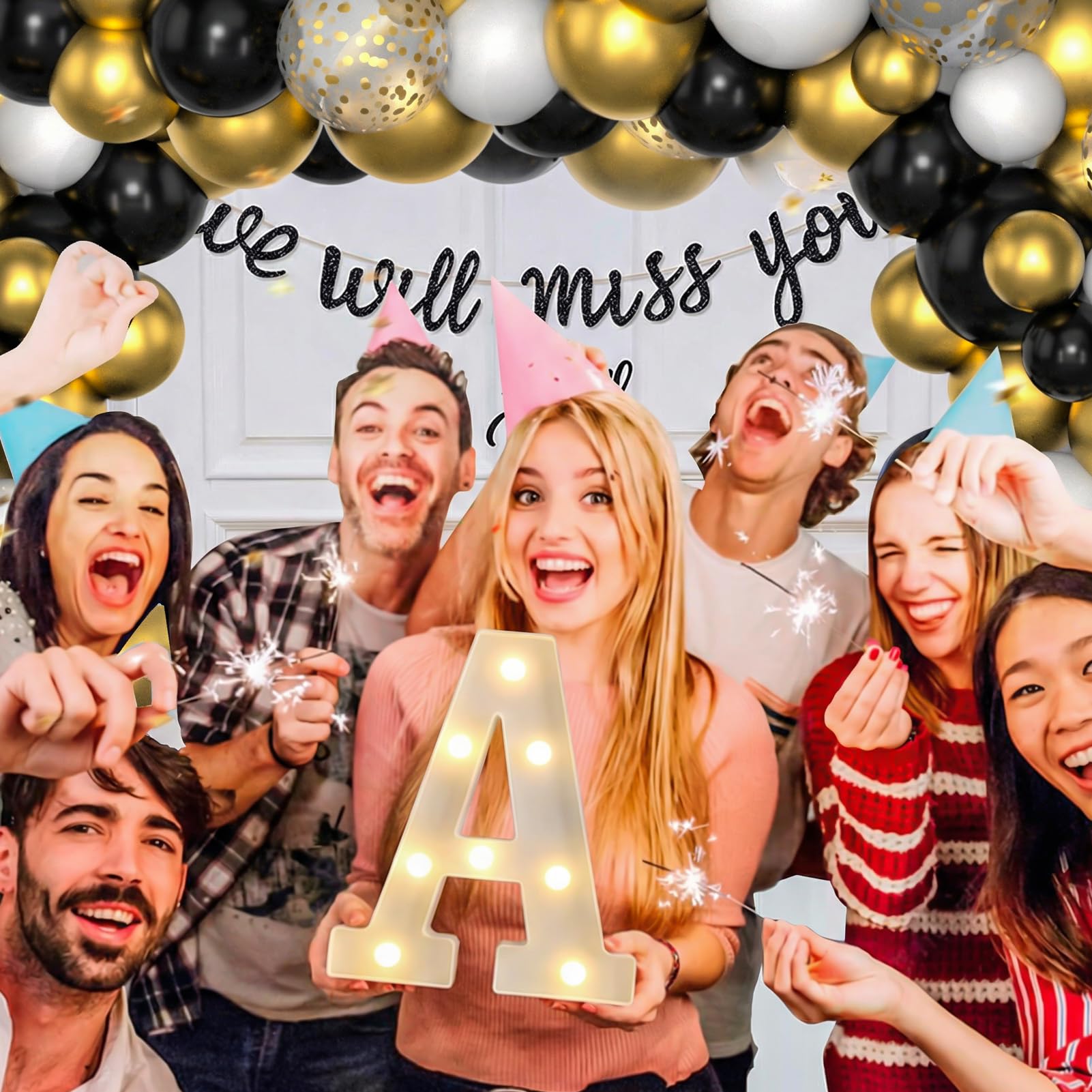 Luci a LED con lettere dell'alfabeto,lettere luminose a LED con luce calda,illuminazione a LED con letter-e,luci notturne decorative con letter-e,per feste di compleanno,Natale,matrimoni,lettera A