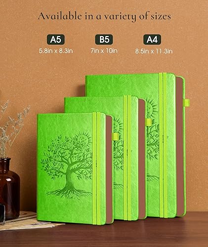 Miniatura 2 de Diario vintage de cuero, cuaderno rayado de 300 páginas con páginas numeradas, cuaderno A5 para mujeres y hombres, diario de viaje, diario para