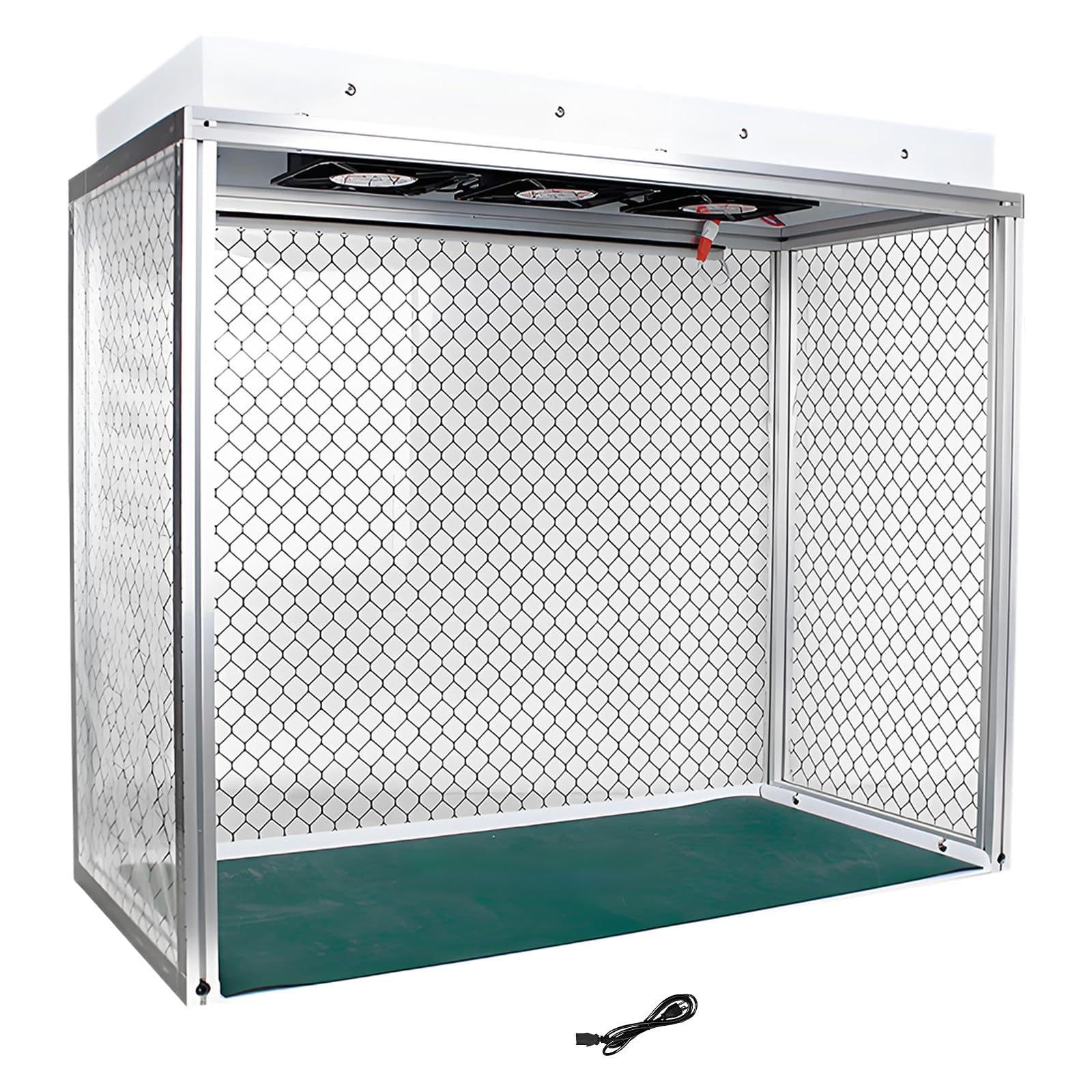 Cabina de Flujo laminar Vertical, Cabina de Flujo laminar para Reparaciones sin Polvo, área de Trabajo de 66 x 30 x 51 cm, Filtro HEPA para un Trabajo Limpio y Libre de Polvo