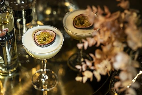 Miniatura 5 de Copas de champán de cristal vintage | Juego de 6 | Cristalería clásica de cóctel de 4 a 5 onzas – Martini, Manhattan, Cosmopolitan, Sidecar,