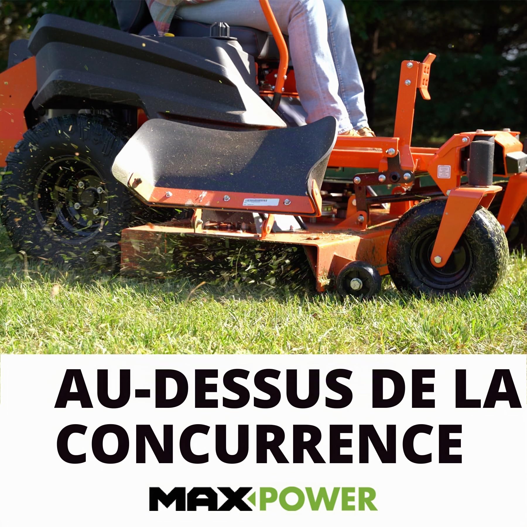 MAXPOWER 3-Blade Set for Many 50 in. Cut MTD, Cub Cadet, Troy-Bilt Mowers, Replaces OEM #'s 742-04056, 942-04056, 112-0316 and Others,Red
