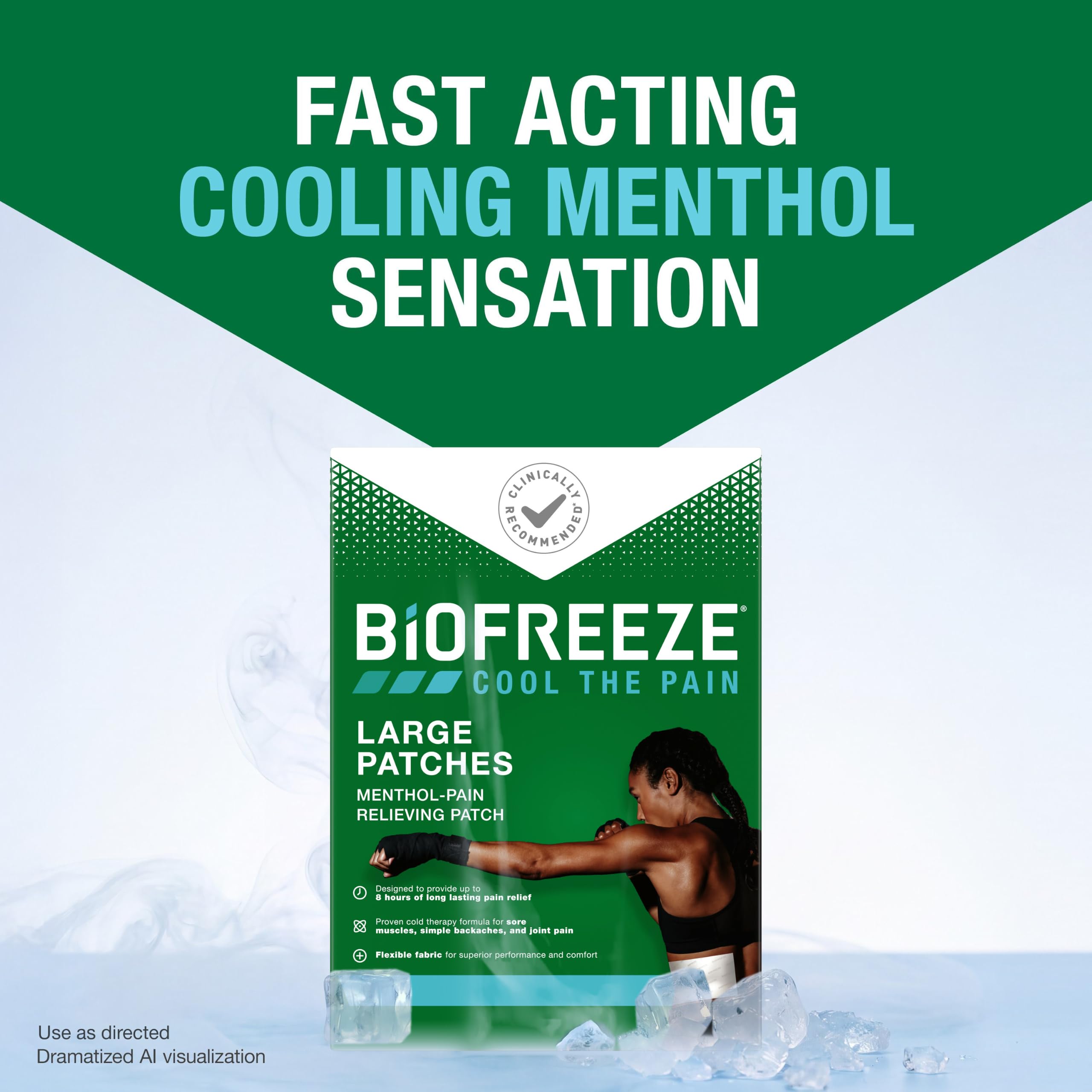 Biofreeze Pain Relief Patch, Large, 5 Patches — Amazon image 7