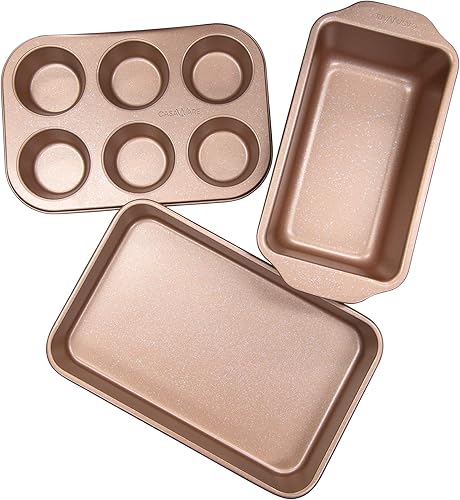 Miniatura 10 de casaWare Juego de 3 piezas de horno tostador (granito rojo)