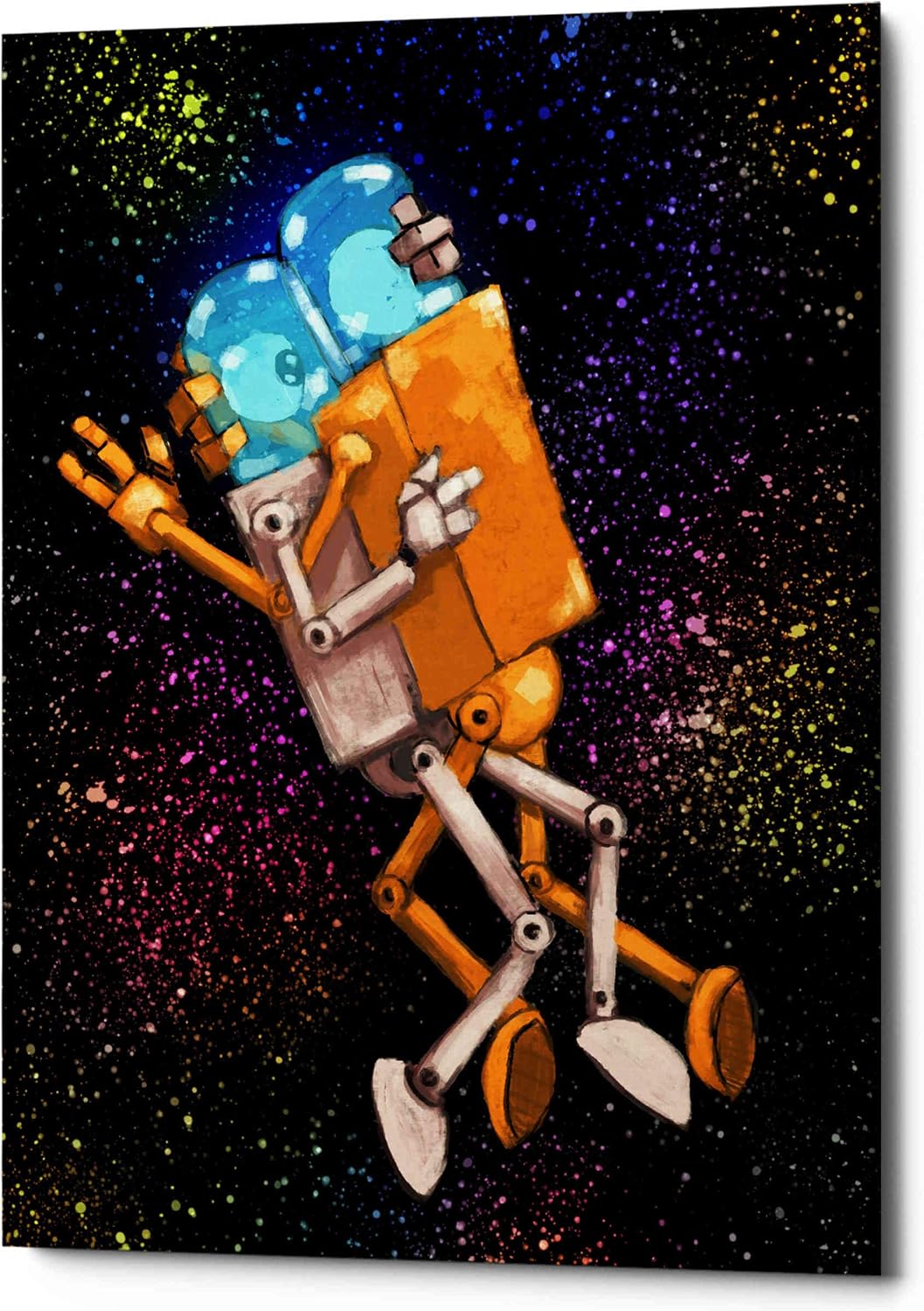Epic Graffiti 'Robo Love' by Craig Snodgrass, Canvas Wall Art, 12"x18"