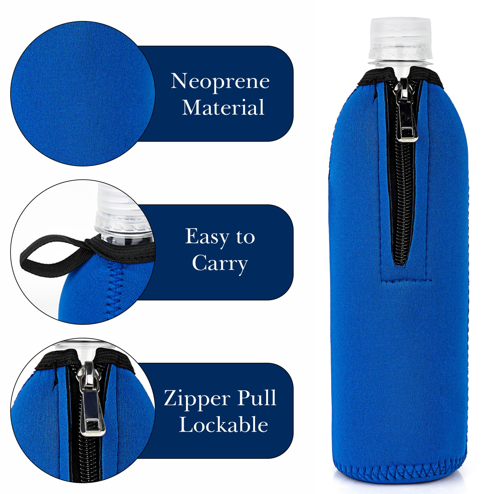 Linkidea Disposable Water Bottle Sleeve Compatible with Smartwater 16.9/20Fl Oz, Evian 16.9Fl Oz - Image 4