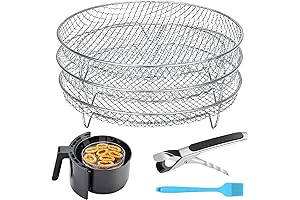 Three Stackable Air Fryer Rack
