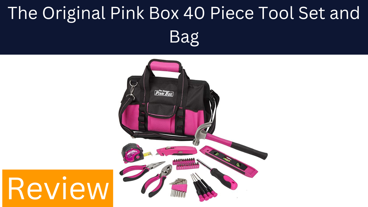 Watch The Original Pink Box PB40TBK 40 Piece Tool Set and Bag on