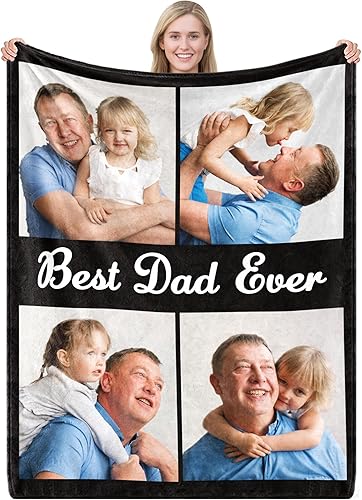 Miniatura 9 de MeMoShe Regalos personalizados para mamá de hija e hijo, manta personalizada con fotos para mujeres, regalos de agradecimiento para mamá, abuela,