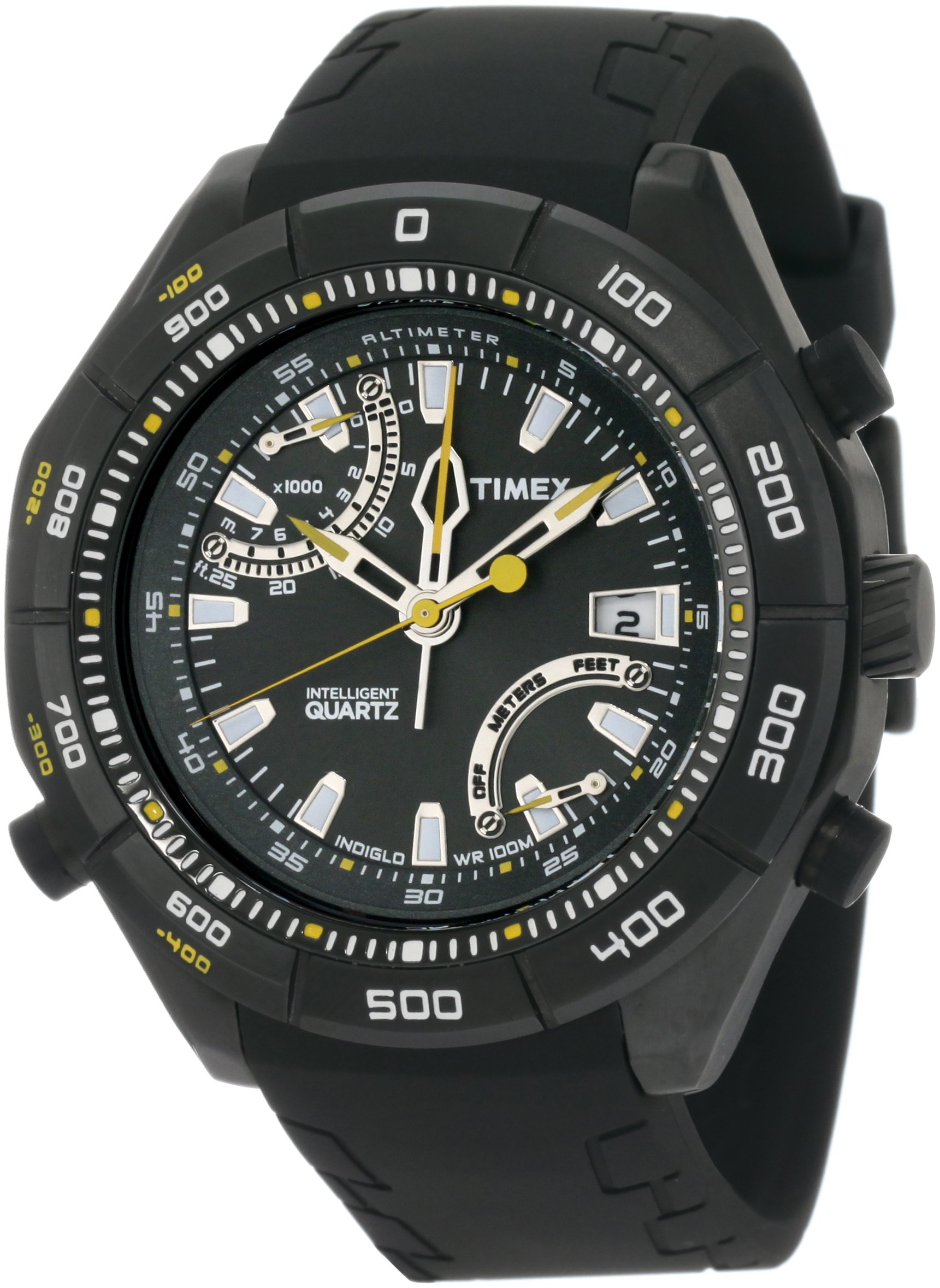 Timex T2N729 watch with black dial and strap