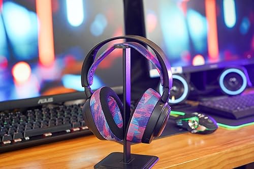 Miniatura 2 de WC Combo de almohadillas y diadema de silicona mejorada para auriculares Arctis Nova  Almohadillas de gel refrescante y diadema de diseño a juego