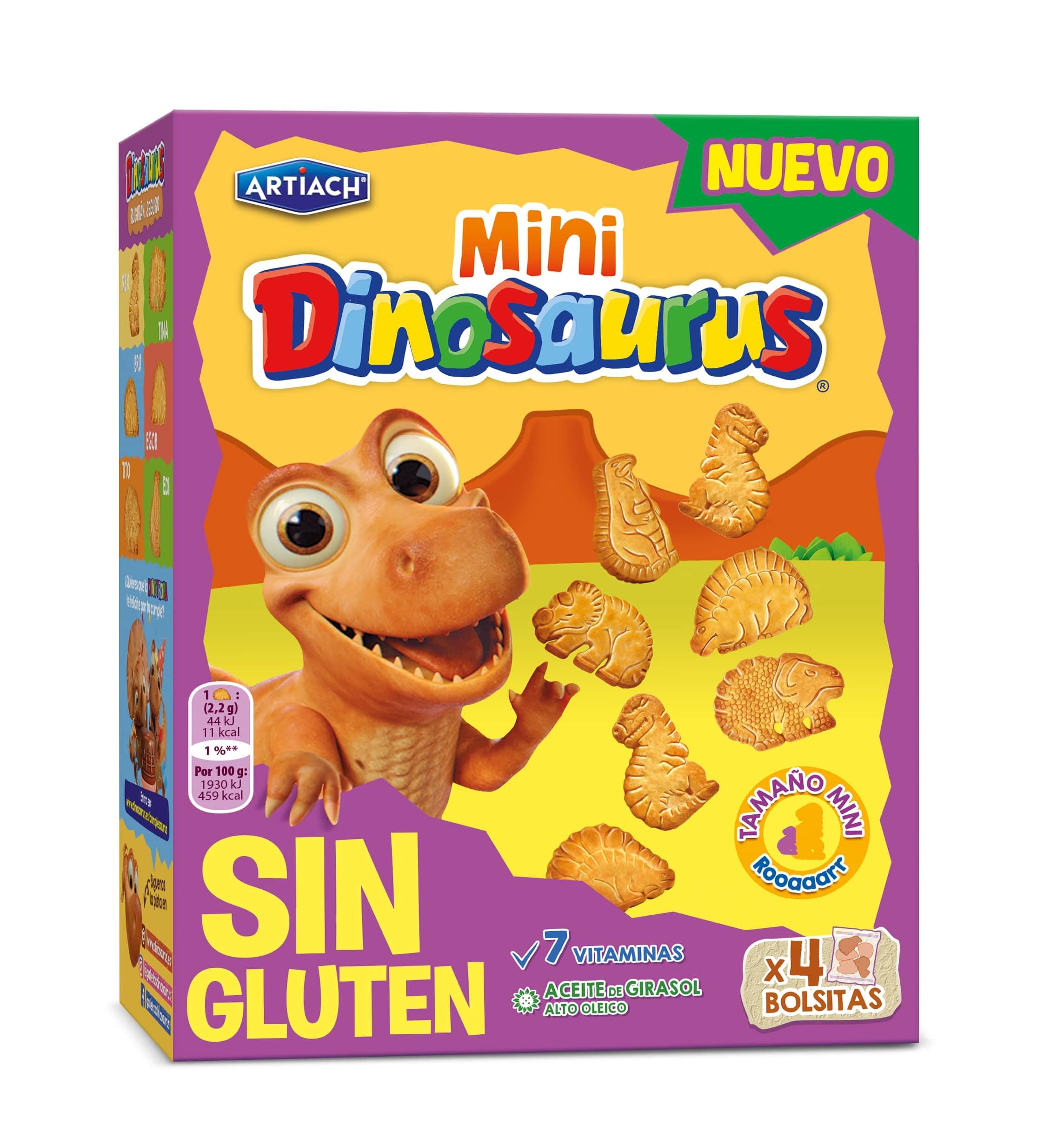 Artiach Mini Dinosaurus Bezglutenowe Ciastka
