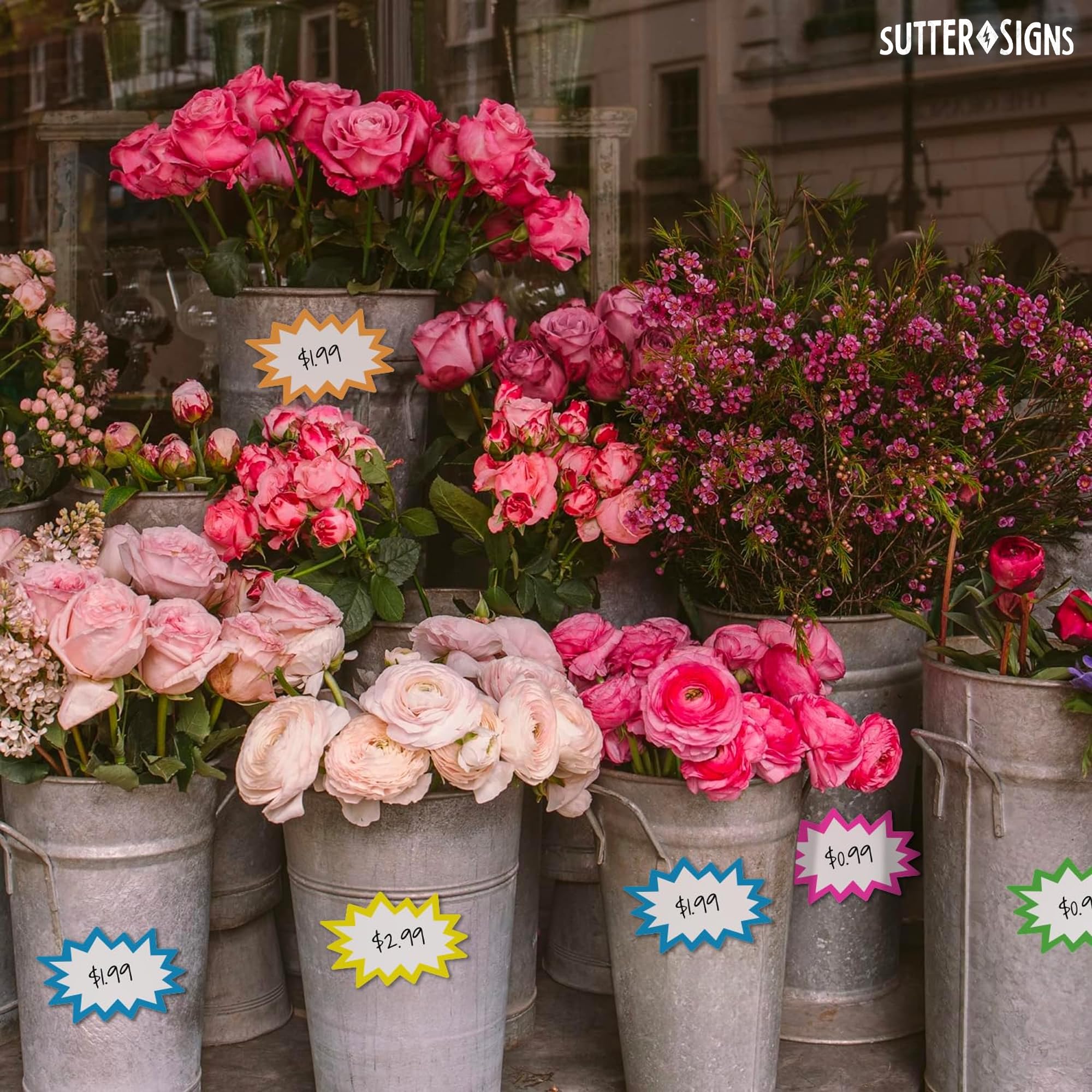 Autocollants Starburst Badges Sunburst Noirs Étiquettes De Prix étoilées Isolées