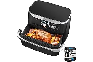Ninja Foodi 11 Quart 7-in-1 MegaZone XL FlexBasket Dual Basket Air Fryer