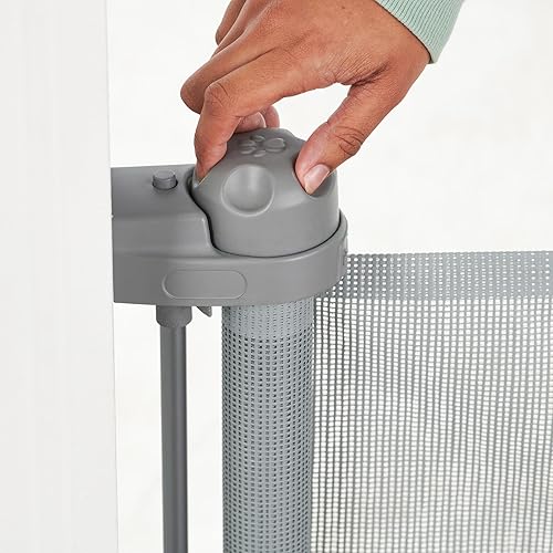 Miniatura 6 de Carlson - Puerta retráctil extra ancha para mascotas, se expande hasta 50 pulgadas de ancho, fácil de instalar, incluye plantilla de instalación,